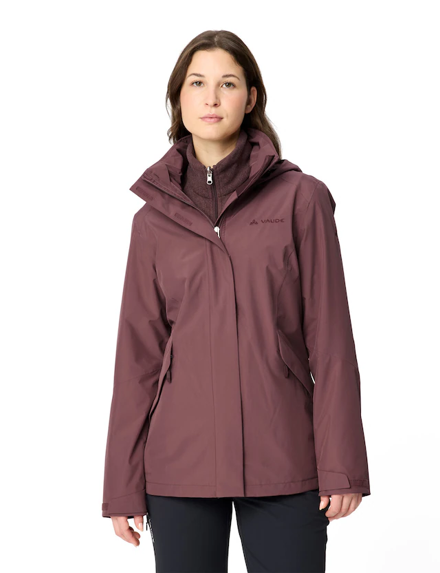 VAUDE 3-in-1-Funktionsjacke »WOMEN'S ROSEMOOR 3IN1 JACKET II« 2 Stk. tlg. wasserdicht, winddicht, atmungsaktiv