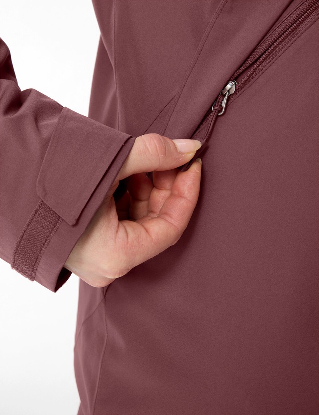 VAUDE 3-in-1-Funktionsjacke »WOMEN'S ROSEMOOR 3IN1 JACKET II« 2 Stk. tlg. wasserdicht, winddicht, atmungsaktiv