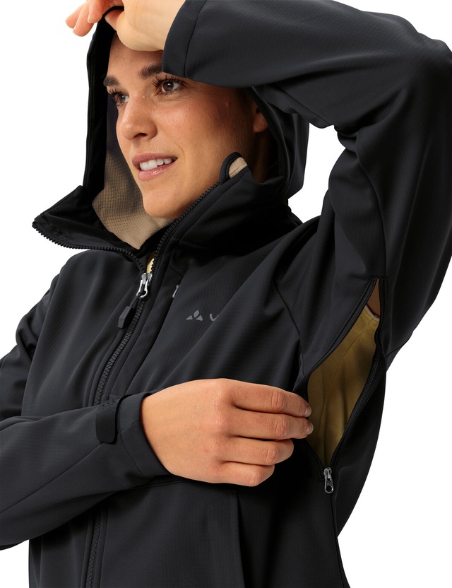 VAUDE Softshelljacke »Women's All Year Elope Softshell Jacket II« mit Reißverschluss, normale Länge, aus Polyester