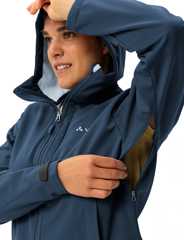 VAUDE Softshelljacke »Women's All Year Elope Softshell Jacket II« mit Reißverschluss, normale Länge, aus Polyester