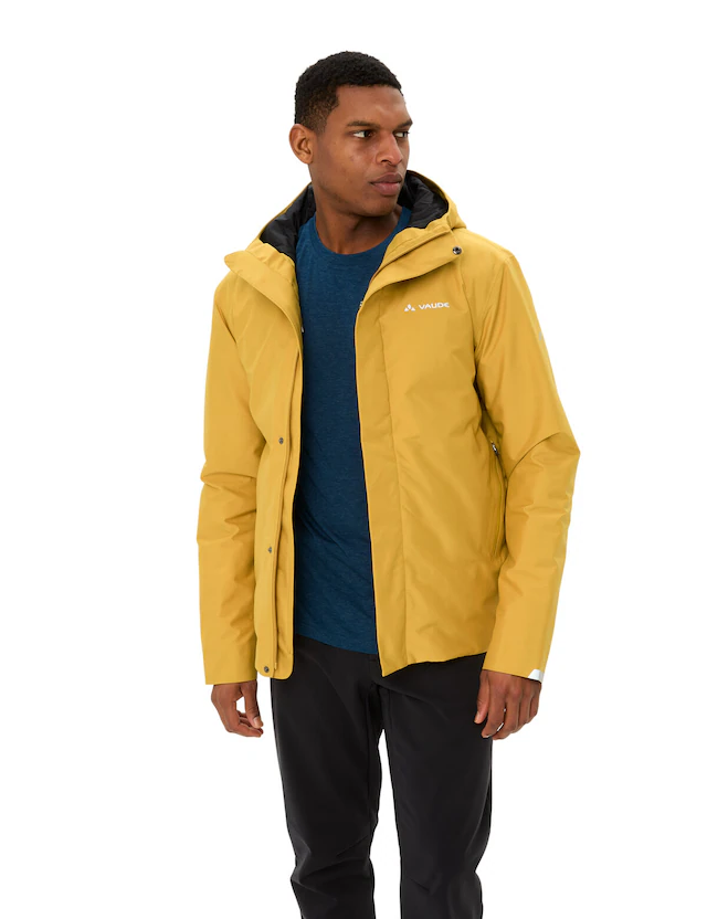 VAUDE Regenjacke »MEN'S CYCLIST WARM RAIN JACKET II« mit Kapuze sportlicher Stil, regular fit, wasserdicht, atmungsaktiv