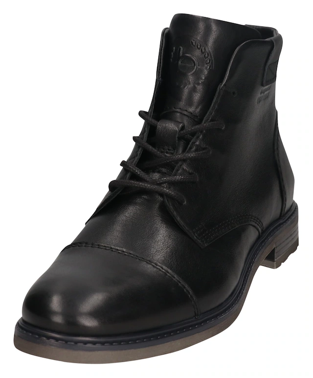 bugatti Schnürboots Stiefel, Schnürstiefelette, Business-Boots mit Reißverschluss