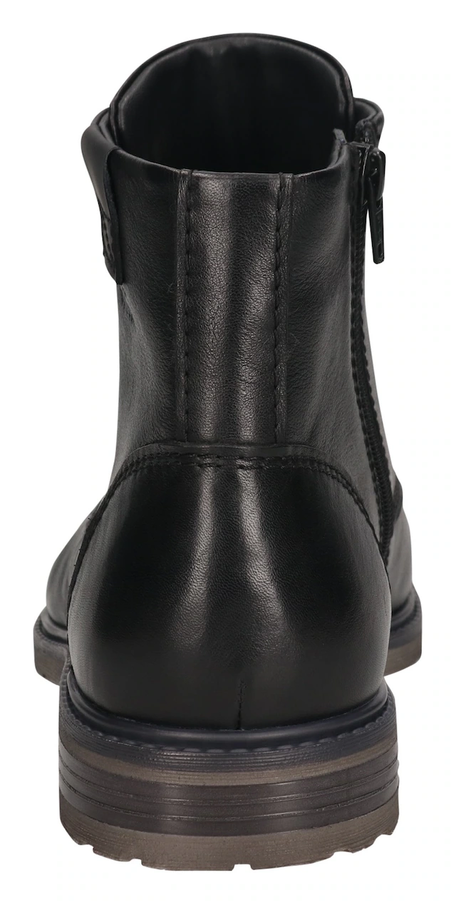 bugatti Schnürboots Stiefel, Schnürstiefelette, Business-Boots mit Reißverschluss