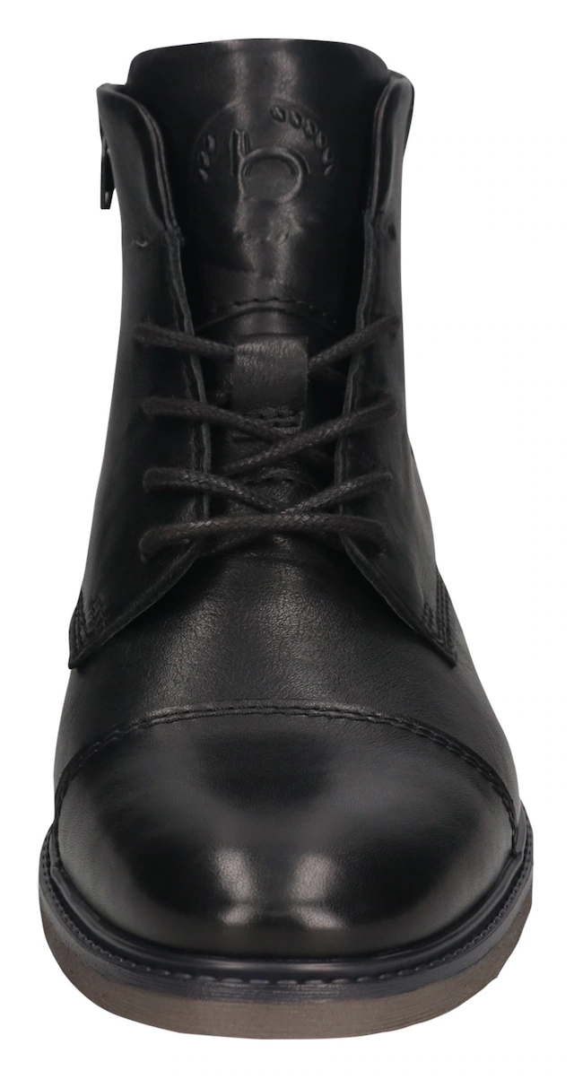 bugatti Schnürboots Stiefel, Schnürstiefelette, Business-Boots mit Reißverschluss