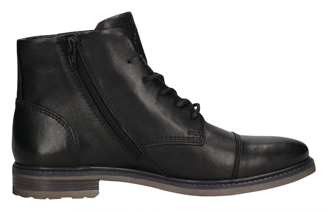 bugatti Schnürboots Stiefel, Schnürstiefelette, Business-Boots mit Reißverschluss