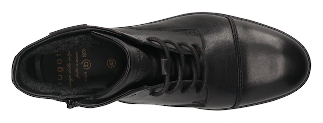 bugatti Schnürboots Stiefel, Schnürstiefelette, Business-Boots mit Reißverschluss