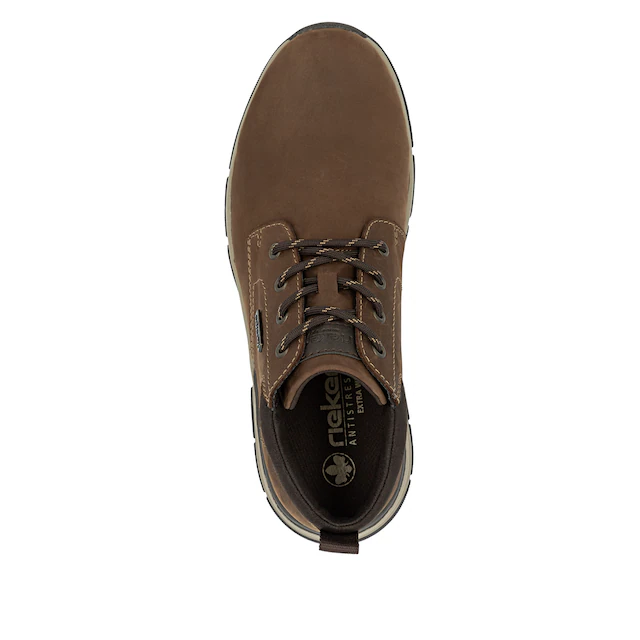 Rieker Schnürboots Stiefelette, Casual Boots mit Schaftrandpolsterung, TEX-Membran