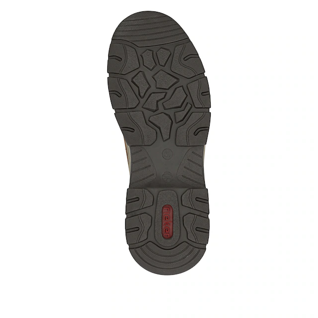 Rieker Schnürboots Stiefelette, Casual Boots mit Schaftrandpolsterung, TEX-Membran