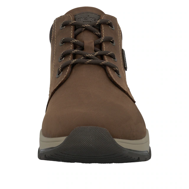 Rieker Schnürboots Stiefelette, Casual Boots mit Schaftrandpolsterung, TEX-Membran