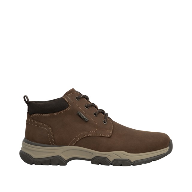 Rieker Schnürboots Stiefelette, Casual Boots mit Schaftrandpolsterung, TEX-Membran