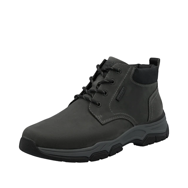 Rieker Schnürboots Stiefelette, Casual Boots mit Schaftrandpolsterung, TEX-Membran