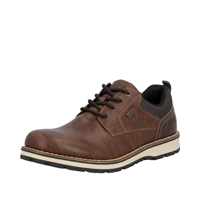 Rieker Schnürschuh Business Schnürer, Halbschuh, Casual Sneaker mit Innenreißverschluss