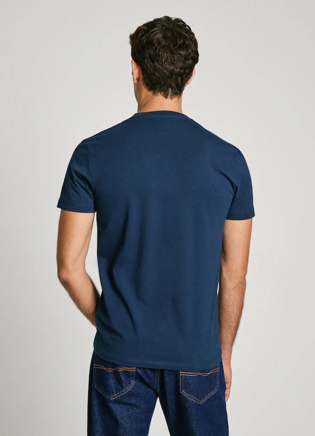 Pepe Jeans T-Shirt mit Markenprint vorne