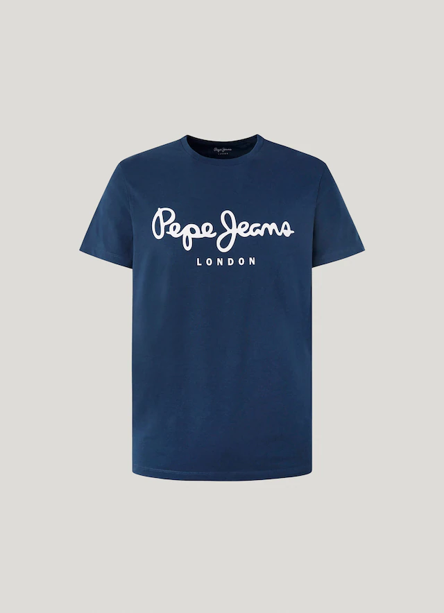 Pepe Jeans T-Shirt mit Markenprint vorne