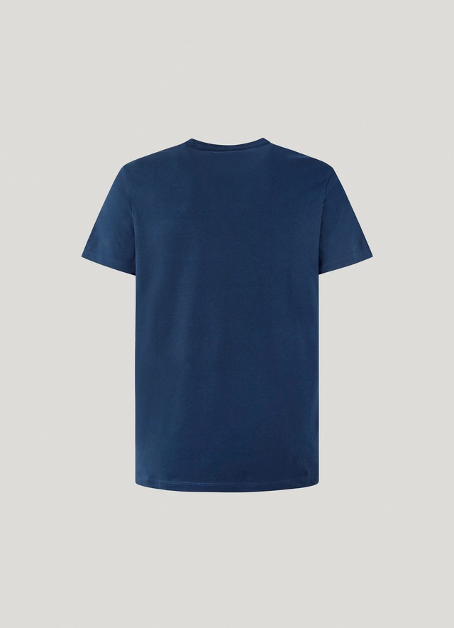 Pepe Jeans T-Shirt mit Markenprint vorne