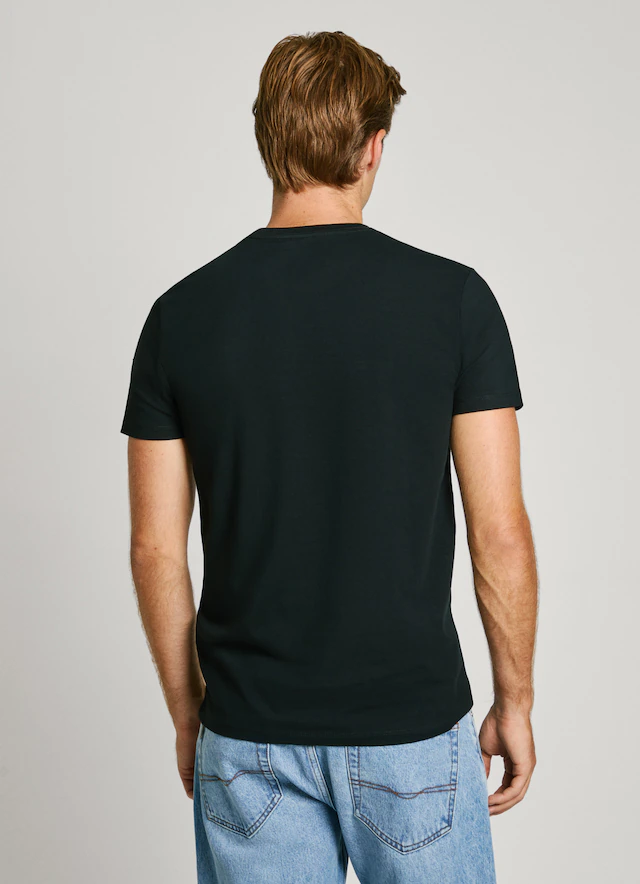 Pepe Jeans T-Shirt mit Markenprint vorne