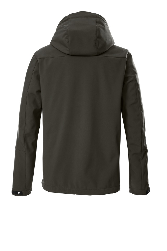 Killtec Softshelljacke »KOW 79 MN SFTSHLL JCKT« mit verstell- und abnehmbarer Kapuze, atmungsaktiv, wasserabweisend