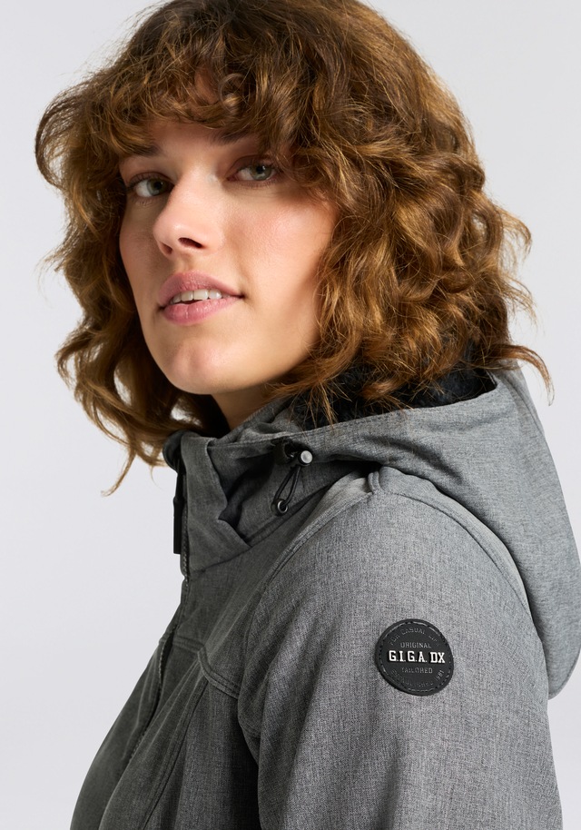 G.I.G.A. DX by killtec Softshellparka »GW 34 WMN SFTSHLL PRK« Anpassbare, abnehmbare Kapuze, wasserdicht, atmungsaktiv