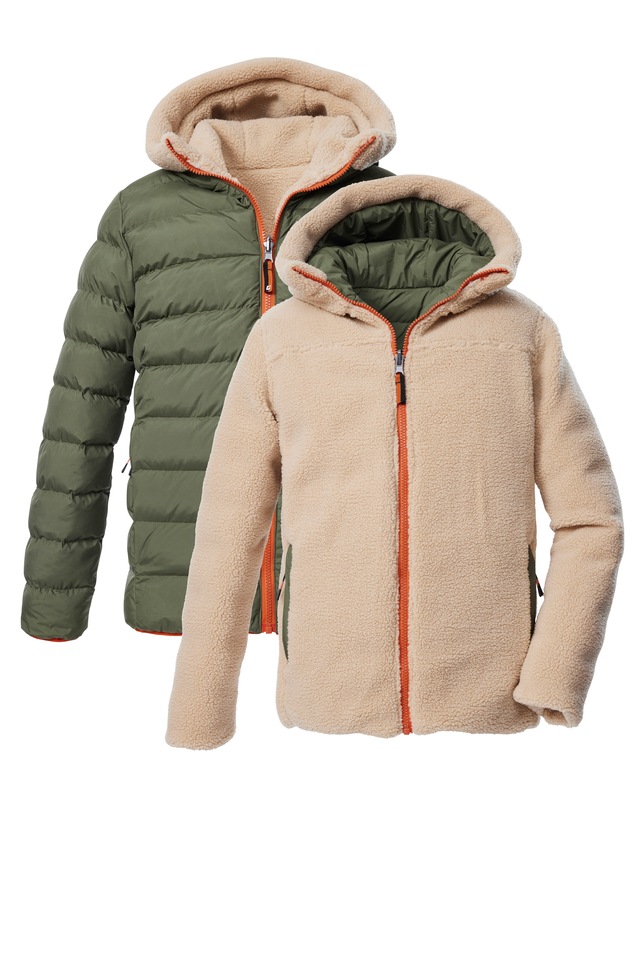 Killtec Wendejacke »KOW 231 BYS JCKT« Wendejacke, wasserabweisend, windabweisend, aus Polyester