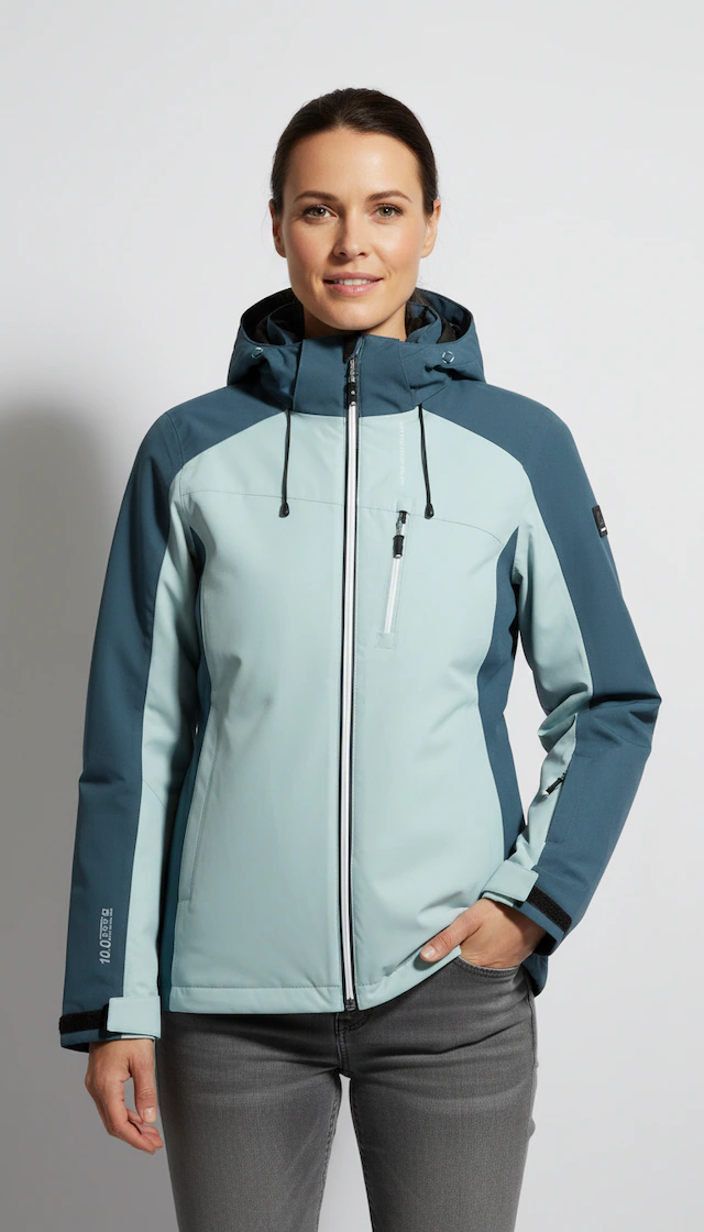 Killtec Winterjacke »KSW 256 WMN SKI JCKT« mit Kapuze mit abnehmbarer Kapuze, wasserdicht, atmungsaktiv, winddicht