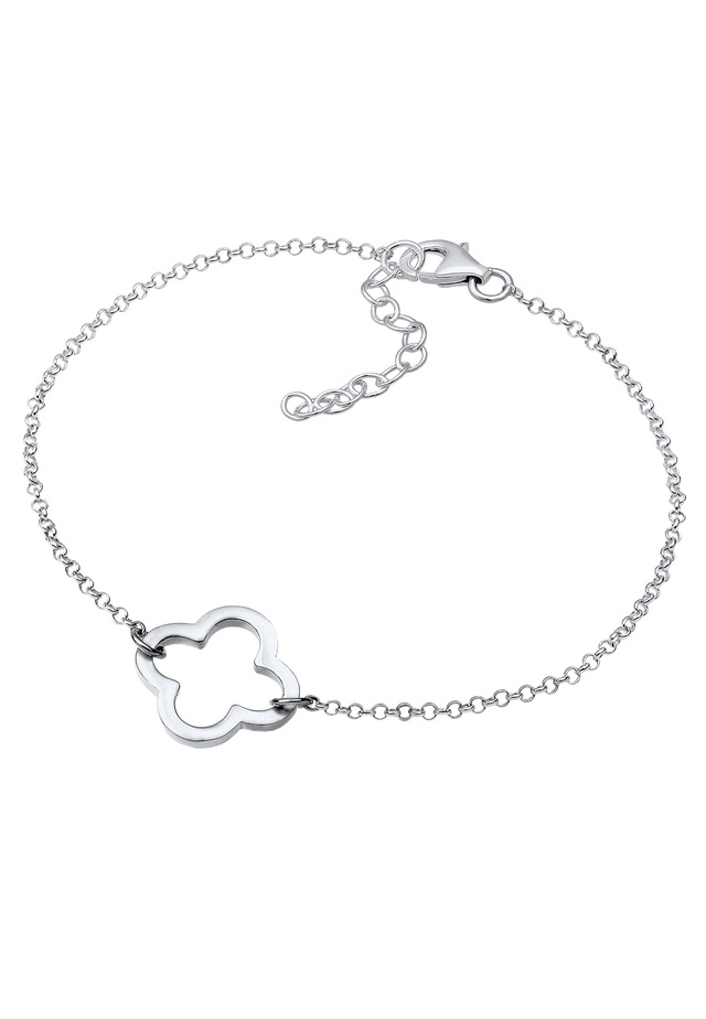 Elli Armkette »Armband Kleeblatt Glücksbringer 925 Silber«