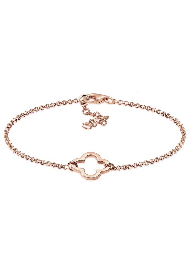 Elli Armkette »Armband Kleeblatt Glücksbringer 925 Silber«