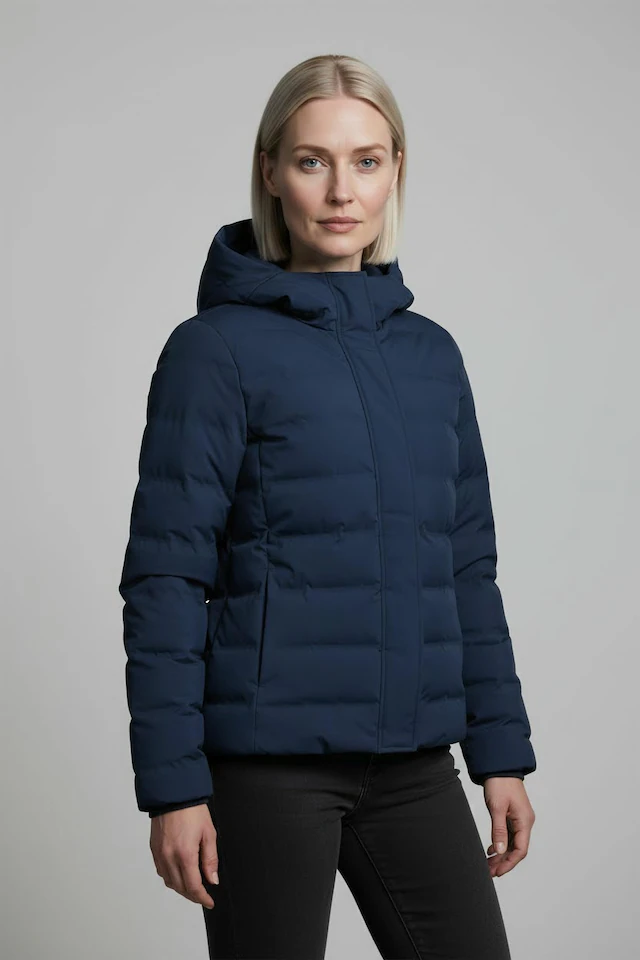 CMP Steppjacke »WOMAN JACKET FIX HOOD« mit Kapuze mit fester Kapuze, winddicht, wasserabweisende Oberfläche