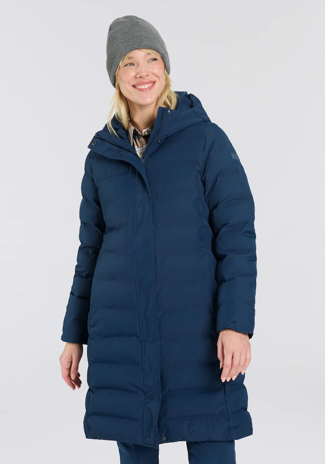 CMP Wintermantel »WOMAN COAT FIX HOOD« wärmend, winddicht, wasserabweisend, mit Kapuze, aus Polyester