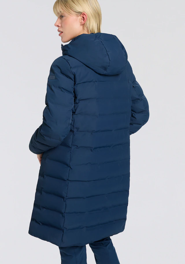 CMP Wintermantel »WOMAN COAT FIX HOOD« wärmend, winddicht, wasserabweisend, mit Kapuze, aus Polyester