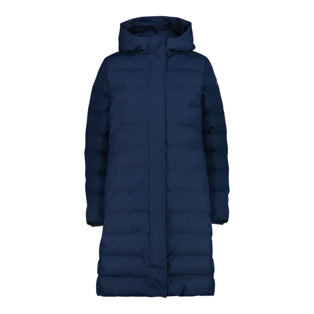 CMP Wintermantel »WOMAN COAT FIX HOOD« wärmend, winddicht, wasserabweisend, mit Kapuze, aus Polyester