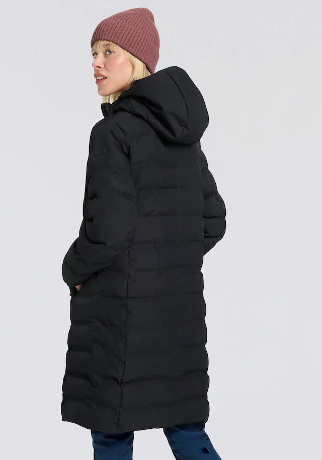 CMP Wintermantel »WOMAN COAT FIX HOOD« wärmend, winddicht, wasserabweisend, mit Kapuze, aus Polyester