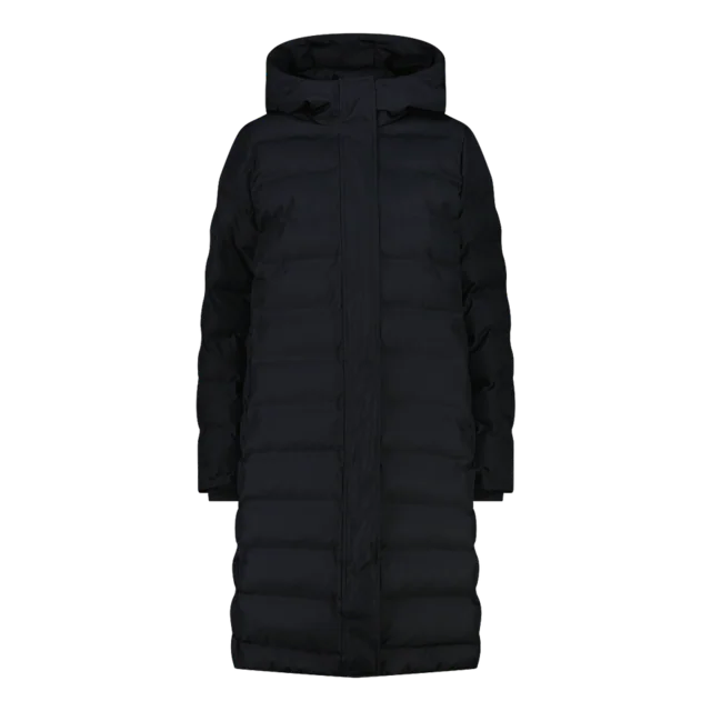 CMP Wintermantel »WOMAN COAT FIX HOOD« wärmend, winddicht, wasserabweisend, mit Kapuze, aus Polyester