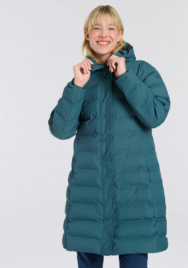 CMP Wintermantel »WOMAN COAT FIX HOOD« wärmend, winddicht, wasserabweisend, mit Kapuze, aus Polyester