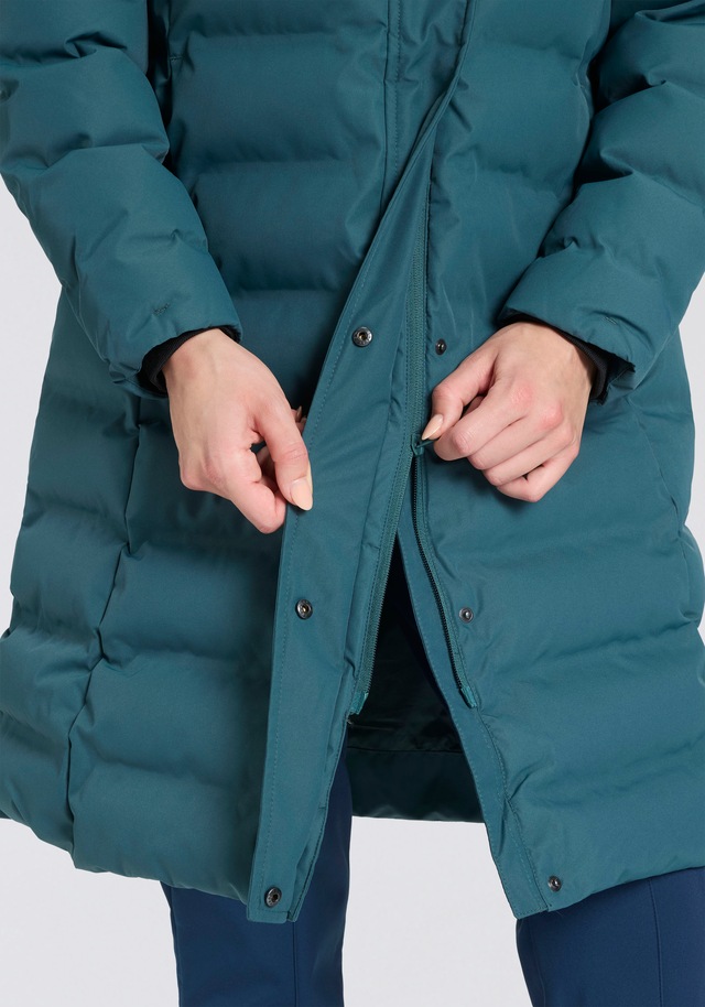 CMP Wintermantel »WOMAN COAT FIX HOOD« wärmend, winddicht, wasserabweisend, mit Kapuze, aus Polyester