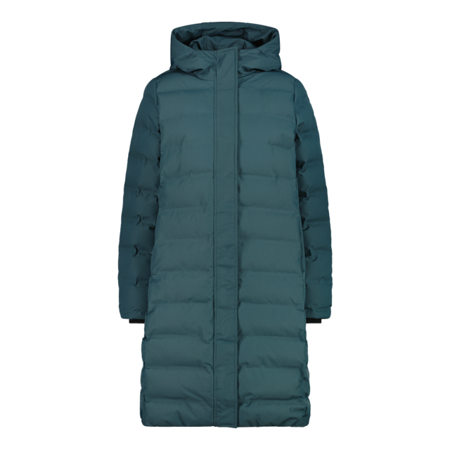 CMP Wintermantel »WOMAN COAT FIX HOOD« wärmend, winddicht, wasserabweisend, mit Kapuze, aus Polyester