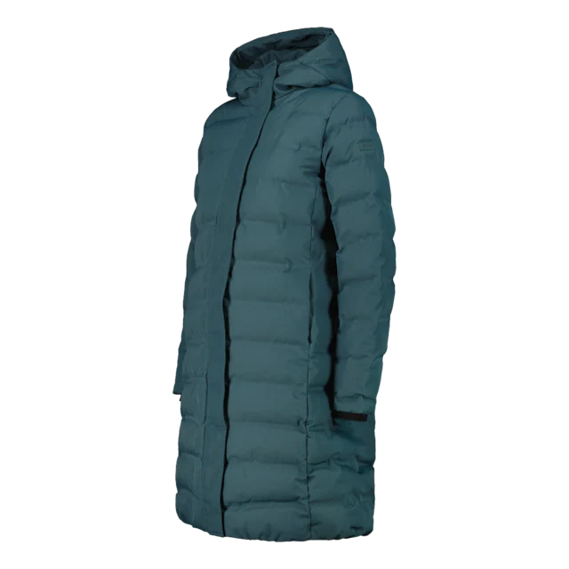 CMP Wintermantel »WOMAN COAT FIX HOOD« wärmend, winddicht, wasserabweisend, mit Kapuze, aus Polyester