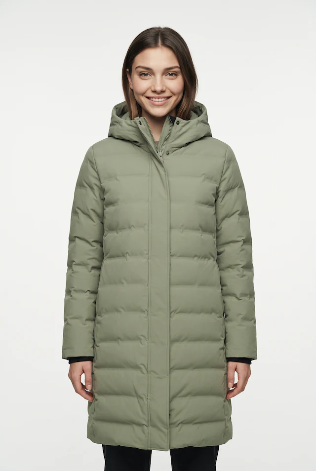 CMP Wintermantel »WOMAN COAT FIX HOOD« wärmend, winddicht, wasserabweisend, mit Kapuze, aus Polyester