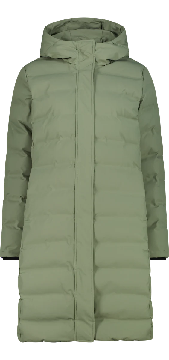 CMP Wintermantel »WOMAN COAT FIX HOOD« wärmend, winddicht, wasserabweisend, mit Kapuze, aus Polyester