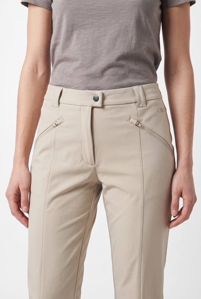 CMP Softshellhose »WOMAN LONG PANT« mit Elasthananteil, aus Polyester und Elasthan, in großen Größen