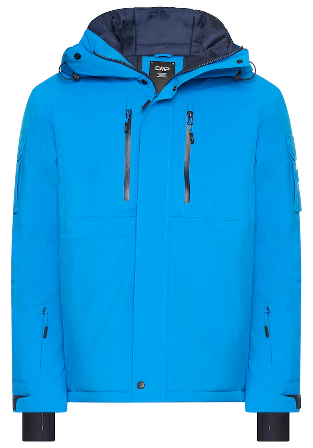 CMP Winterjacke mit Kapuze mit gefütterter Kapuze, wind- und wasserabweisend