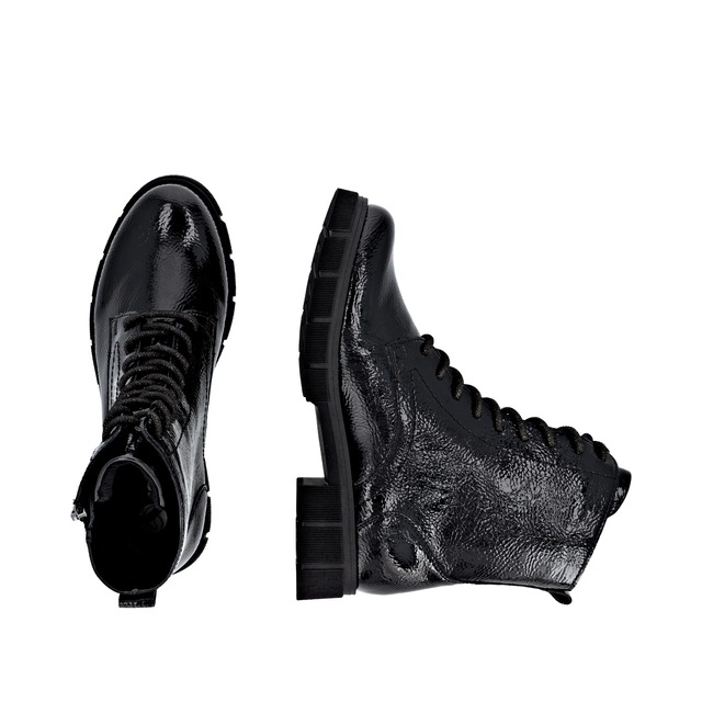 Remonte Schnürstiefelette Schnürboots, Stiefelette, Profilsohle, mit Glitzer-Schnürsenkel