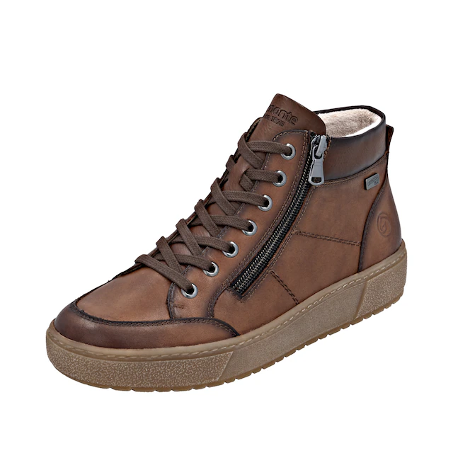 Remonte Plateausneaker Winterstiefelette, Casual Boots mit wasserabweisender TEX-Membran