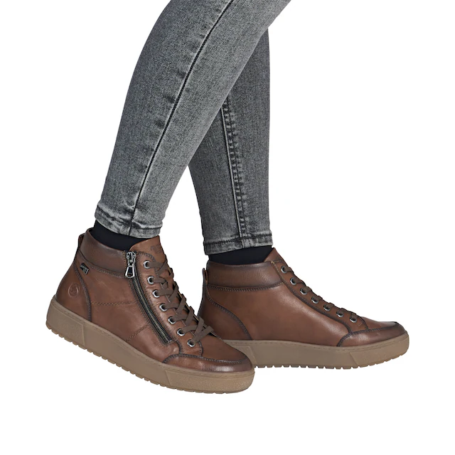 Remonte Plateausneaker Winterstiefelette, Casual Boots mit wasserabweisender TEX-Membran