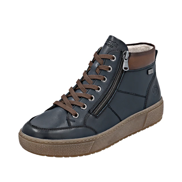 Remonte Plateausneaker Winterstiefelette, Casual Boots mit wasserabweisender TEX-Membran
