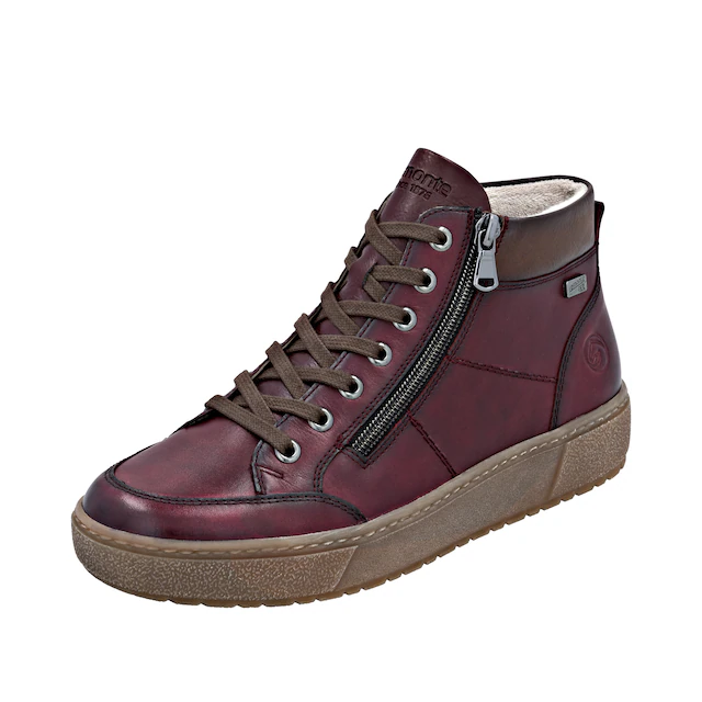 Remonte Plateausneaker Winterstiefelette, Casual Boots mit wasserabweisender TEX-Membran
