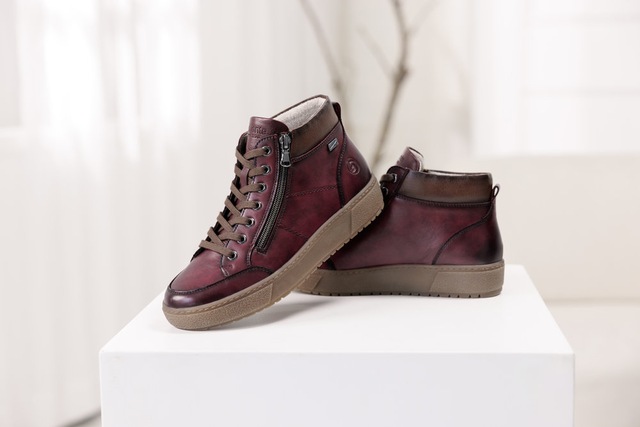 Remonte Plateausneaker Winterstiefelette, Casual Boots mit wasserabweisender TEX-Membran