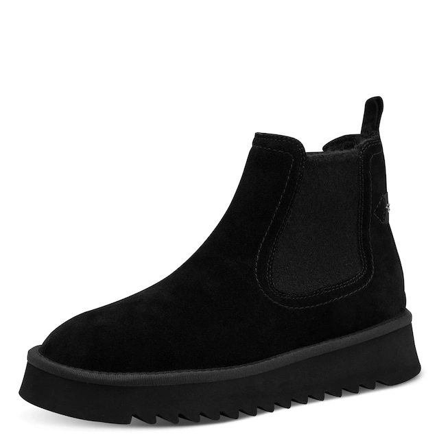 Tamaris Winterboots Schlupfboots für Damen, Winterstiefelette mit Stretcheinsatz