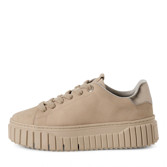 Tamaris Plateausneaker Freizeitschuh, Halbschuh, Schnürschuh mit Eye-Catcher Plateau