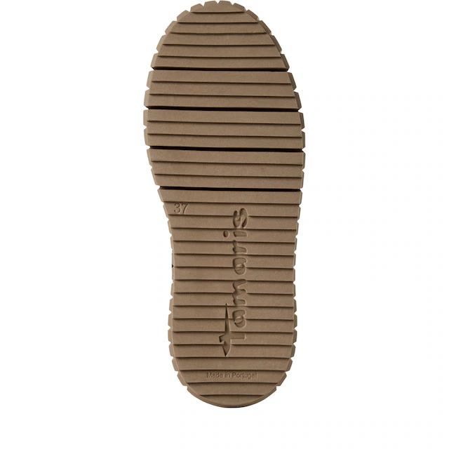 Tamaris Plateausneaker Freizeitschuh, Halbschuh, Schnürschuh mit Eye-Catcher Plateau