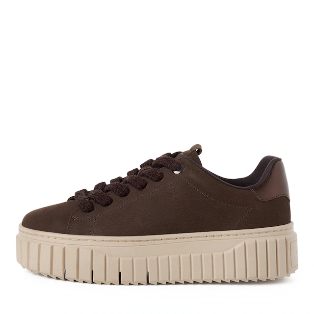 Tamaris Plateausneaker Freizeitschuh, Halbschuh, Schnürschuh mit Eye-Catcher Plateau